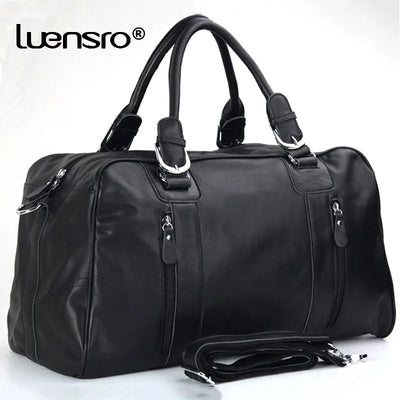 100% Genuine Leather Travel Boston Bag for Men Designer | SAMAG