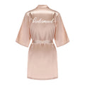 Champagne Women's Bride Bridesmaid Robes for Bridal Party | SAMAG