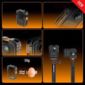 For DJI Osmo 360 Action Camera Rabbit Cage Protective Case Lens Protection Cover Metal Frame Expansion Adapter Mount
