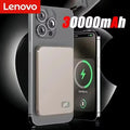 Lenovo 500000mAh Ultra-Slim Magnetic Power Bank PD22.5W  Wireless Fast Charging for Magsafe External Battery For Xiaomi iPhone