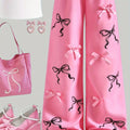 Girls' Casual Long Pants Set, Youth Letter-Print | SAMAG