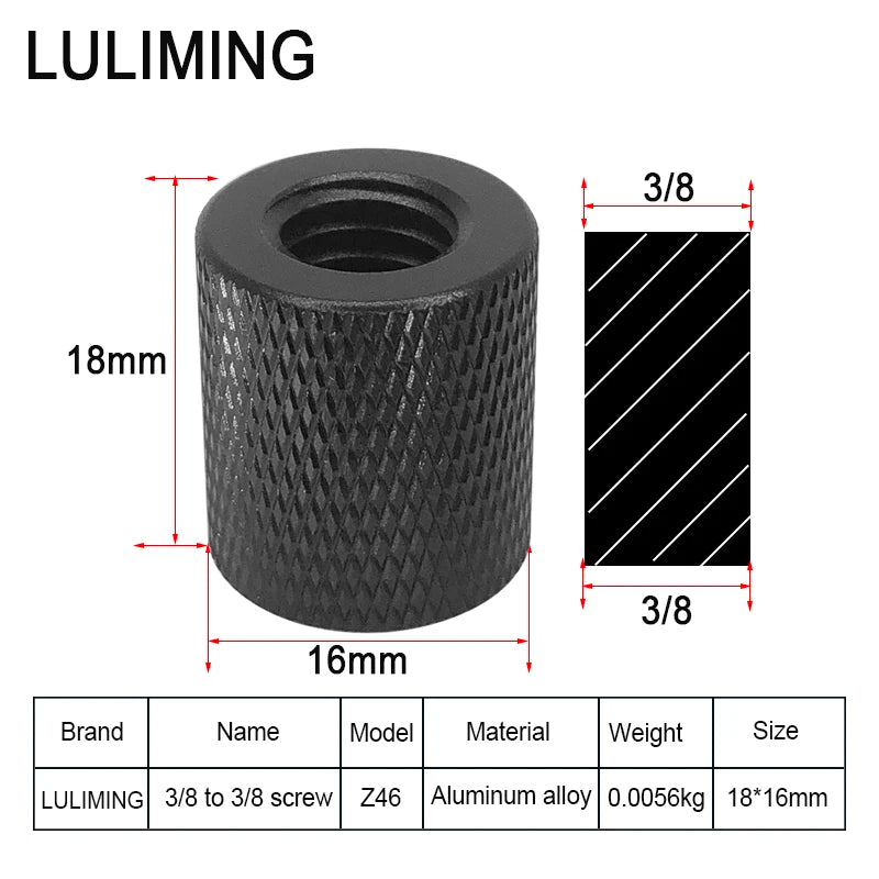 1/4 Female to Female 1/4 3/8 M4 M5 M6 M8 M10 Camera Screw Tripod Ball Head Conversion Screw for Camera Photo Studio Accessories