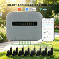 6 or 8 Station WiFi Smart Sprinkler Controller AC24V Solenoid Valve Irrigation System Remote Control by Phone Works with tuya