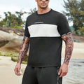New Summer Vacation Leisure Daily 3D Men's Sports Wear Large Round Neck Short sleeved T - shirt Set Casual - View 3 | SAMAG