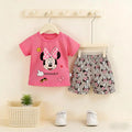 Baby Girl Summer Outfit Set Short Sleeve T-shirt | SAMAG