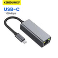 100/1000Mbps Ethernet Adapter USB 3.0 Type C RJ45 Wired Network Card For PC Laptop Desktop Gigabit Lan - Visuel 7 | SAMAG