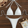 XS-XL Pad Bikini Set Beach Triangle Swimwear Women Maio | SAMAG