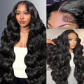 Body Wave Lace Front Wigs Human Hair Pre Plucked 13x6 HD Lace Frontal Human Hair Wigs 200 Density Natural Color Human Hair Wig 13x4 Body Wave Lace Front Wigs Human Hair Pre Plucked Small Knots with Baby Hair 28 inch HD Full F