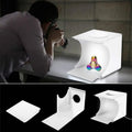Dual LED Panels Folding Portable Photo Video Box Lighting Studio Shooting Tent Box Kit Diffuse Studio Softbox Lightbox