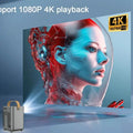 Mini Smart 4K Android Pico Projector With Wi-Fi Home Theater Connectivity For Mobile Phone Projecting