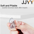4 Pieces Soft Silicone Corner Guards for Baby Proofing Edges Bumpers and Safety Cushions for Furniture and Table Edges