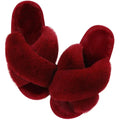 Shevalues Fashion Fluffy Home Slippers For Women Winter Indoor Open Toe Furry Cotton Shoes New Casual Furry Cozy Soft Slippers