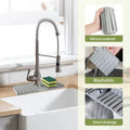 Silicone Faucet Mat Dish Soap Sponge Holder Sink Kitchen Countertop Drying Bathroom Splash Guard Drain Pad - View 3 | SAMAG