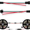 SK6812 RGBW Led Strip Light 4 in 1 Similar WS2812B 1m 5m 30 60 144 LEDs Individual Addressable RGBWW Led Lights IP30 65 67 5V12V