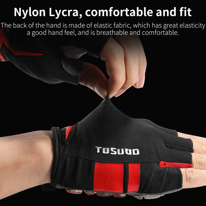 TOSUOD Half Finger Cycling Gloves Anti-slip | SAMAG