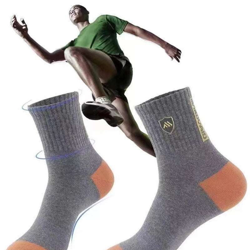 5＆10 Pairs Breathable Sports Stockings Men's Socks Sweat | SAMAG