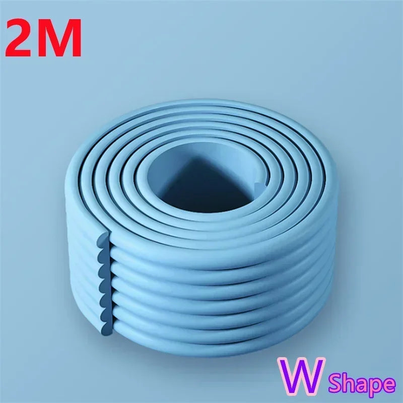 2M Baby Safety Soft Anti-Collision Foam Strip Home Table Corner Protector Tape Table Edge Protector for Baby Protection Products
