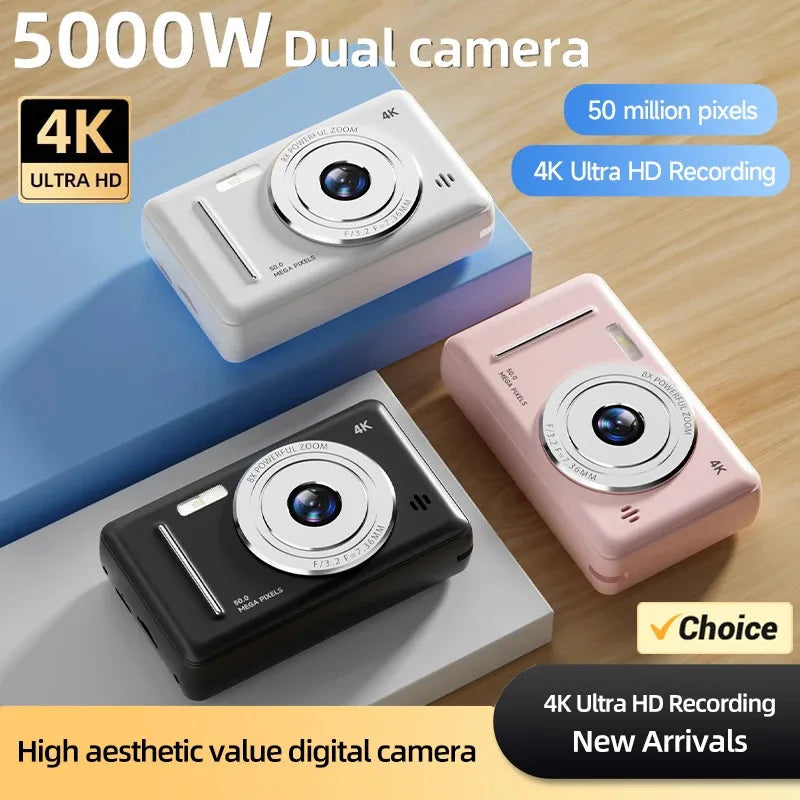 4K Digital Camera CCD Portable Card Entry-level Dual - Visuel 3 | SAMAG