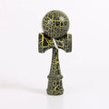 Crack Painted Kendama Toy Outdoor Fitness Balls Train Eye-hand Coordination for Children Adults Outdoor Fun Juggling Sports Ball