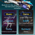 EARDECO 120 Hours Playback Wireless Headphones with Microphone Bluetooth Earphone Headphone Bass Phone Neckband Earphones Stereo