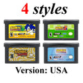 Sonic The Hedgehog Advance 1 2 3 Genesis GBA Game Cartridge for Game Boy GBA SP Retro Platformer Video Game Collection Gift