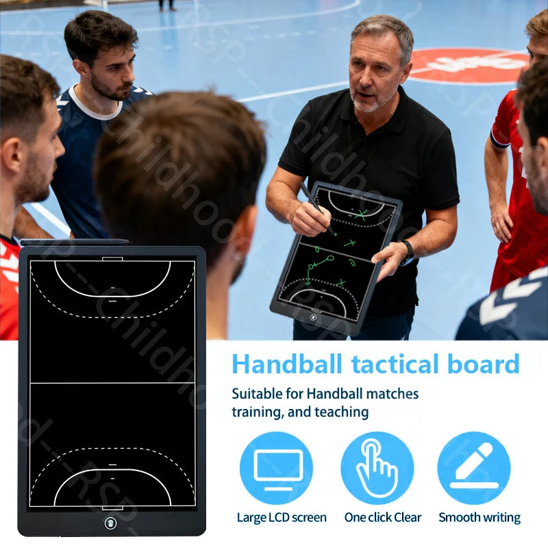 16-in LCD Electronic Handball Coaching Tactical Tablet for Sport Training American football rugby Coaching Strategy Marker Board