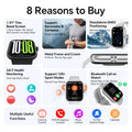 Global Version HONOR CHOICE Watch 2 Pro 1.97'' AMOLED Bluetooth Call GNSS 5ATM Waterproof Health Monitor 14Days Battery Life