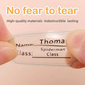Transparent Name Sticker Custom Hebrew Waterproof Personalized Children Label for Schlool Stationery - Visuel 3 | SAMAG