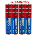 2026 New AA Rechargeable Batteries 9800Mah 1.5V New LED Lamp Toy Alkaline Rechargeable Battery Mp3