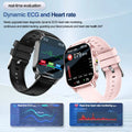 New Men Accurate Health Diagnosis ECG Smart Watch Blood Pressure Blood Oxygen Blood Fat Uric Acid Temp Bluetooth call Smartwatch