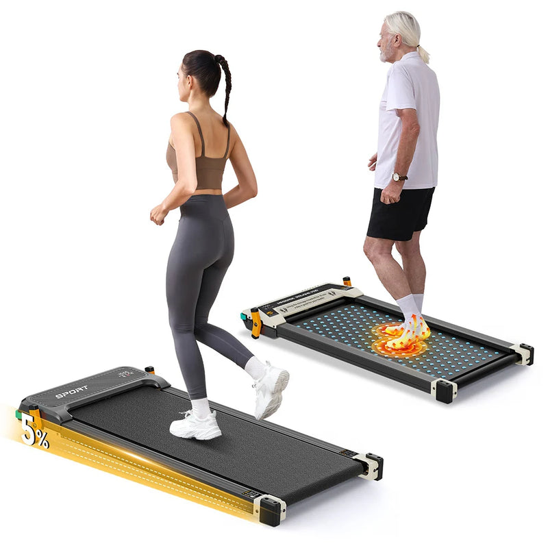 Akluer 520 Dual-Sided Under Desk Treadmill with Shiatsu | SAMAG