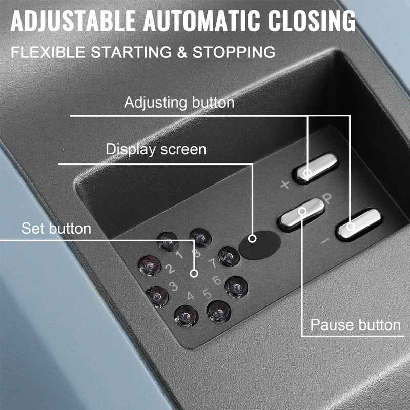 WiFi Control Automation Door Opener 800N Tilting Doors Motor 220V Garage Door Operator Kits With 2 Remote 3m Rails for 12²  Door