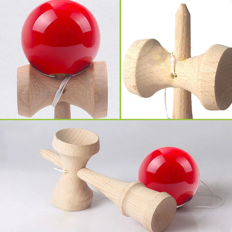Kendama Toy Ball Graffiti Painted Outdoor Fitness Balls Train Eye-hand Agility CoordinationChildren Adults Outdoor Sports Ball