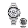 Sugess Panda Diver Chronograph Mens Watch Automatic Peacock SL-4801 Movement Luxury Waterproof Mechanical Wristwatches 2024 New