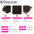 30" Passion Twist Crochet Hair Pre-Looped Synthetic Braiding Hair Extensions Ombre Pre-Twisted Water Wave Braids Hair Expo City