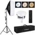 Andoer Softbox Lighting Set Studio Photography Light kit with 85W 2800K-5700K LED Light for Portrait Product Photo Video Record
