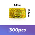 300/600/1200 pcs Security Seal Tamper Proof Stickers Holographic Warranty Void Laser Label with Serial Number Adhesive Labels