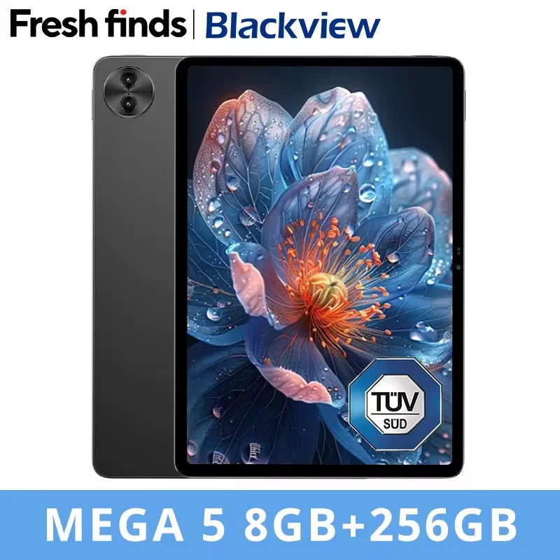 New Blackview MEGA 5 AI Tablet 12.2" 2.4K 120Hz Display 12GB 256GB 10000mAh 55W Charging 4G Android 16 PC Pad ﻿