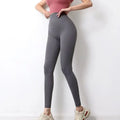 Summer new double-sided woolen nude fitness pants no embarrassing line women's sportswear buttocks lifting high waist yoga pants
