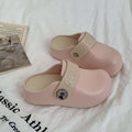 Wearing retro thick soled comfortable slippers for women in the summer of 2026 it is a niche home versatile Baotou cool slippers