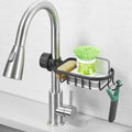 2Pcs/Kitchen Faucet Storage Rack, No - Drill Sponge Draining Multi - Functional - View 4 | SAMAG
