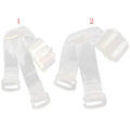1Pair Invisible Bra Strap Elastic Shoulder Belt Transparent Non-Slip Plastic 1cm