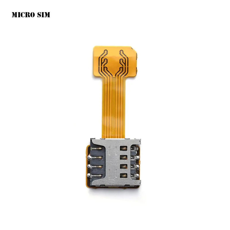 Universal TF Hybrid Sim Slot Dual SIM Card Adapter Micro SD Extender Nano Cato  Android Phone