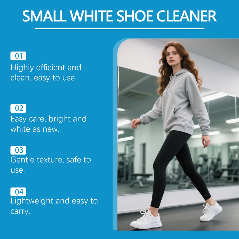 White Shoe Cleaner No-Wash Dry Cleaning Foam Decontamination Whitening Polish Leather Suede Canvas Sneakers Quick Cleanse Care