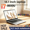 Intel Core i7 8650U 14.1 Inch Ultra Slim Laptop 4C8T 1.9 4.2GHz 32GB RAM 2TB SSD Gaming PC Gamer Office 1920x1080 HD Ultra