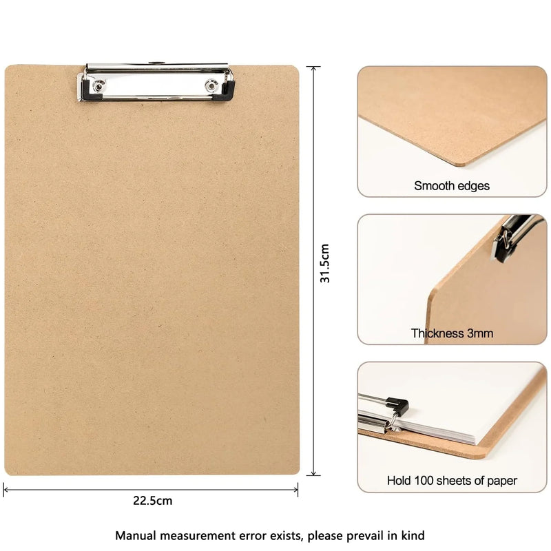10pcs A4 Office Notepad File Folder with Writing Pad Durable Writing Surface, Ideal for Students, Schools, and Office Supplies