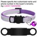 Customized Pet Collar Reflective Cat Collars Free Engraved Puppy Kitten Pet ID Nameplate Necklace With Bell Anti-lost For Cats