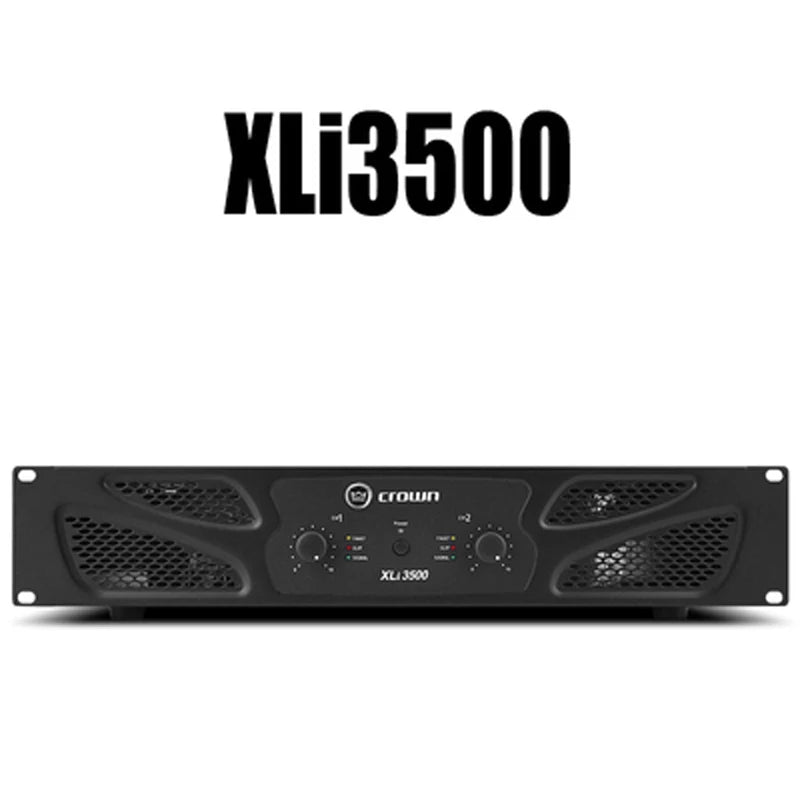 XLi 3500 Power Amplifier – Professional Audio DJ Equipment for Line Array Speakers Subwoofer Speakers Stage Wedding KTV Home Use