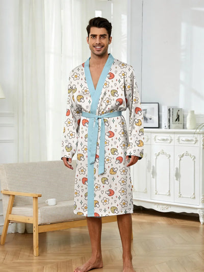 Men's lightweight quick-drying pajama bathrobe - 3D | SAMAG
