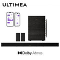 ULTIMEA 980W 7.1.4 Soundbar with Dolby Atmos&APP Control Home Theater Bluetooth Speaker TV Sound Barwith 10" Wireless Subwoofer